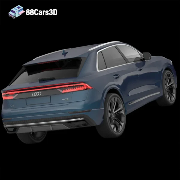 AudiQ8_2014_001 Audi Q8 2014 3D Model Premium Crossover SUV for Rendering