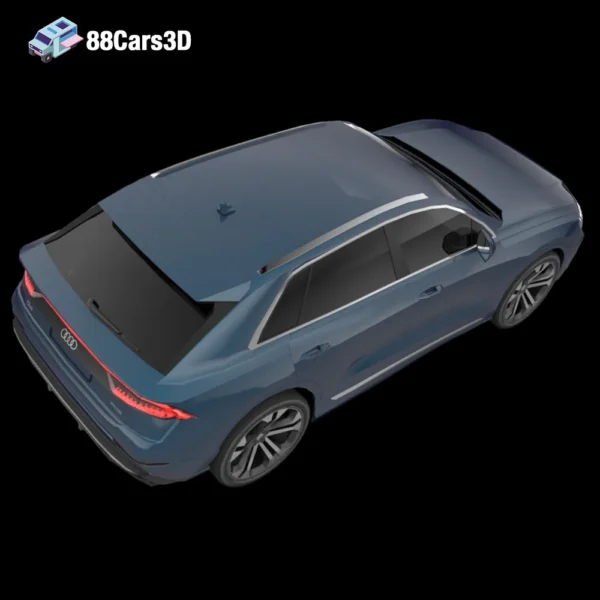 AudiQ8_2014_004 Audi Q8 2014 3D Model Premium Crossover SUV for Rendering