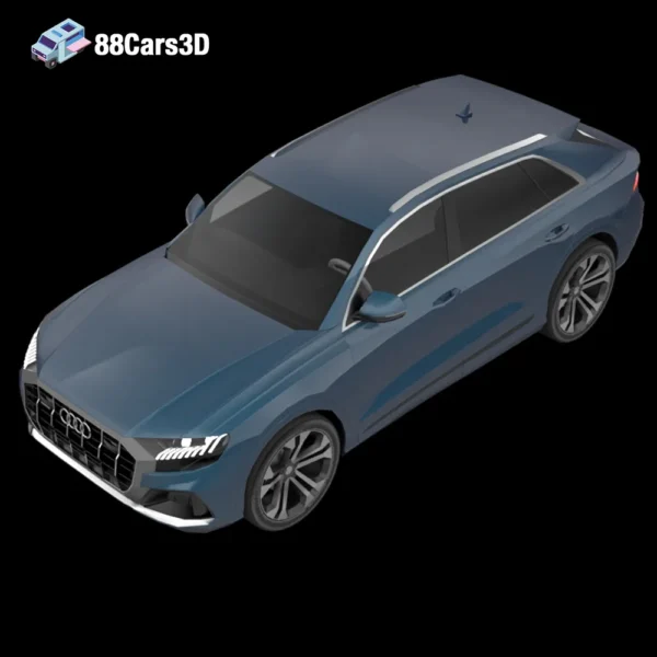 AudiQ8_2014_005 Audi Q8 2014 3D Model Premium Crossover SUV for Rendering