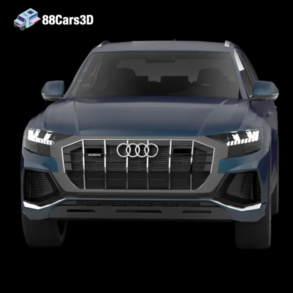 AudiQ8_2014_006 Audi Q8 2014 3D Model Premium Crossover SUV for Rendering