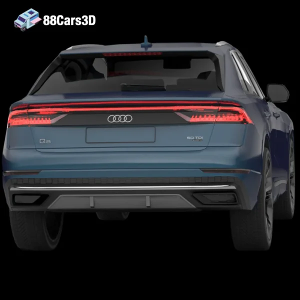 AudiQ8_2014_007 Audi Q8 2014 3D Model Premium Crossover SUV for Rendering