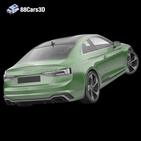 Audi_RS5_2019-002 Audi RS5 2019 3D Model Performance Coupe for Simulation