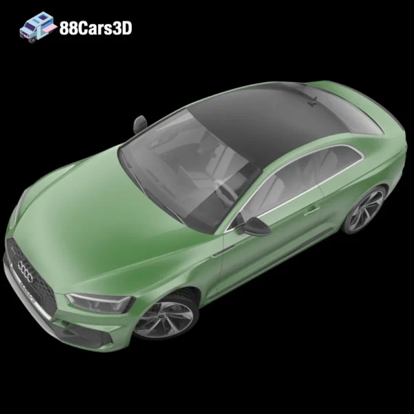 Audi_RS5_2019-004 Audi RS5 2019 3D Model Performance Coupe for Simulation