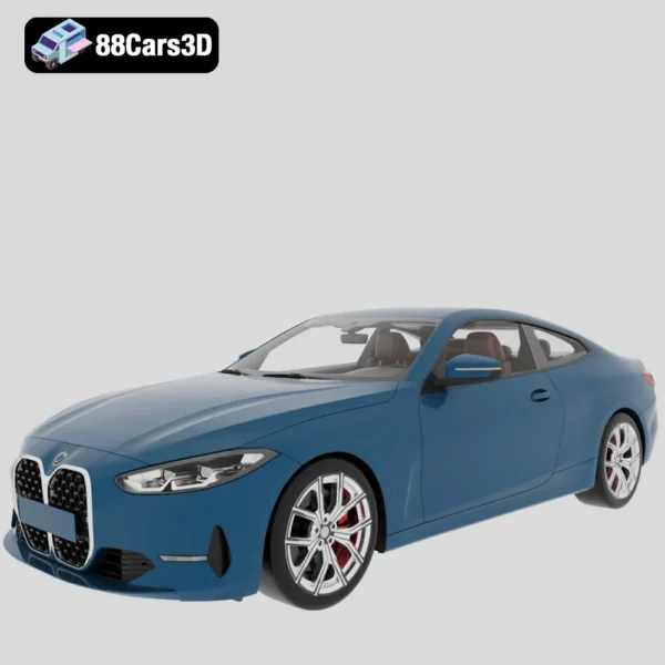 BMW 4 Series Coupe 2021 3D Model  Luxury Sports Coupe