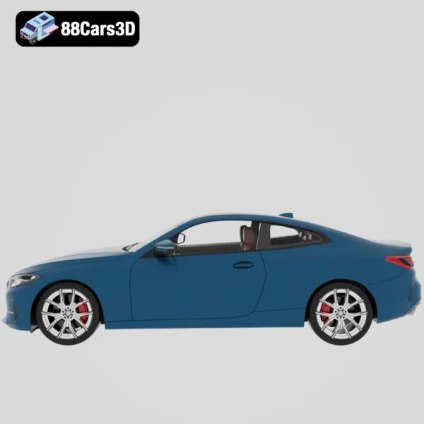 BMW 4 Series Coupe 2021 3D Model  Luxury Sports Coupe