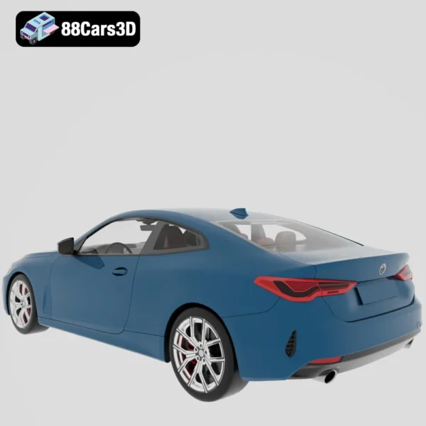 BMW 4 Series Coupe 2021 3D Model  Luxury Sports Coupe