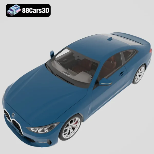 BMW 4 Series Coupe 2021 3D Model  Luxury Sports Coupe
