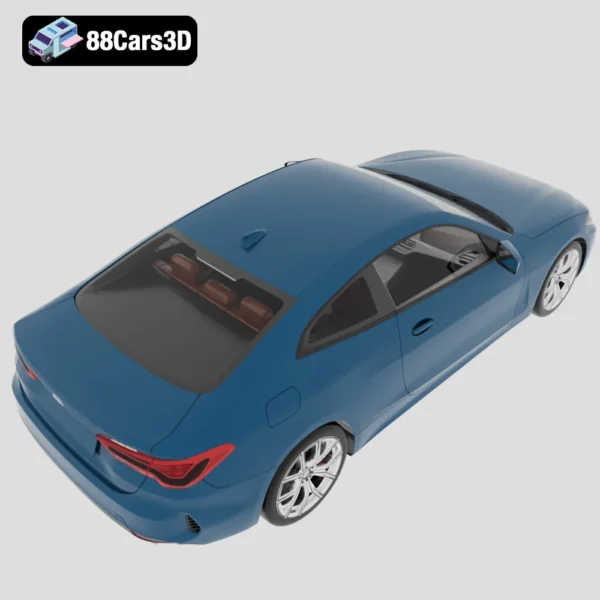 BMW 4 Series Coupe 2021 3D Model  Luxury Sports Coupe