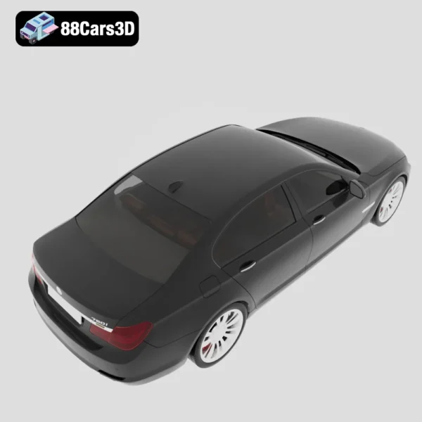 BMW 7 Series 2011 3D Model Executive Luxury Sedan for Simulation