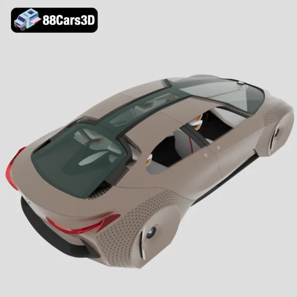 BMW_Vision_Next_100_concept_2016-005 BMW Vision Next 100 Concept 2016 3D Model Futuristic Autonomous Coupe