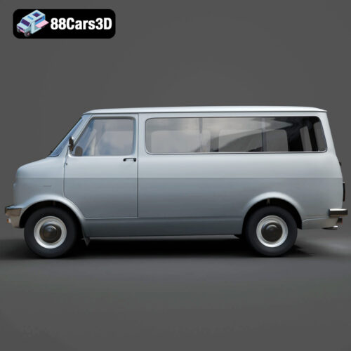 Bedford_CF_Mk1_Minibus_1972-002 Bedford_CF_Mk1_Minibus_1972 3D Model