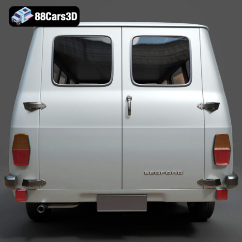 Bedford_CF_Mk1_Minibus_1972-004 Bedford_CF_Mk1_Minibus_1972 3D Model