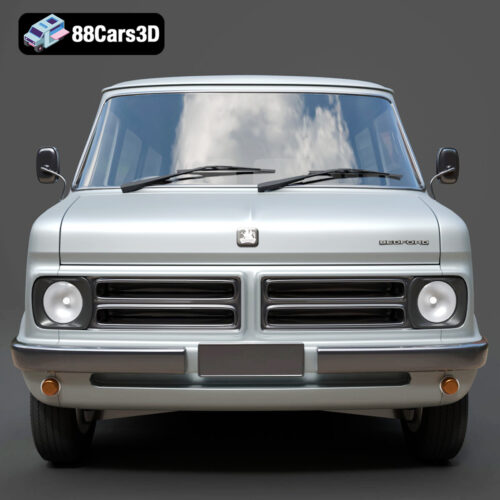 Bedford_CF_Mk1_Minibus_1972-006 Bedford_CF_Mk1_Minibus_1972 3D Model