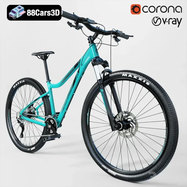 Bicycle - MERIDA JULIET-008 Merida Juliet Bicycle 3D Model High Performance Women's Mountain Bike