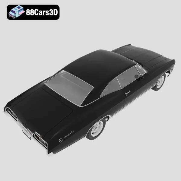 Chevy_impala_67-005 Chevrolet Impala 1967 3D Model Classic American Full-Size Muscle Car