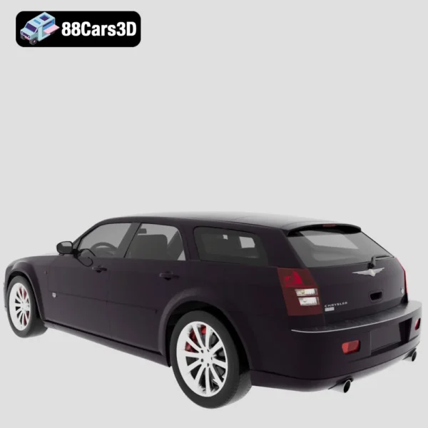 Chrysler_300C_touring_2009-003 Chrysler 300C Touring 2009 3D Model Full Size Luxury Wagon