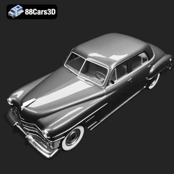 Chrysler New Yorker Sedan 1950 Mk3 3D Model Classic Post-War American Luxury Car