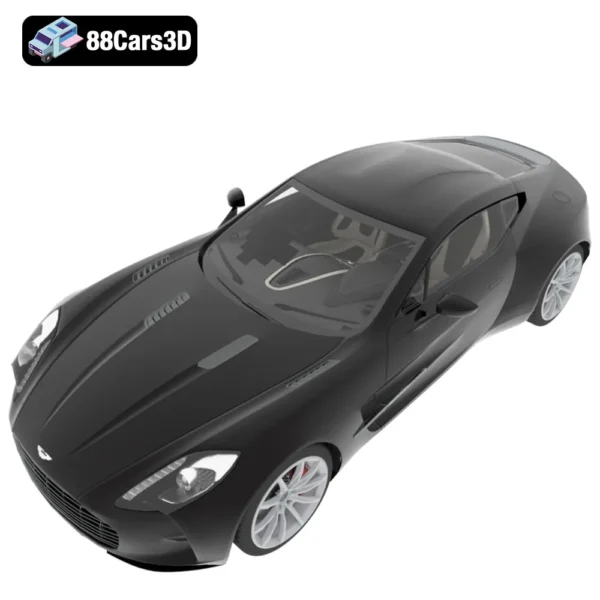 Aston Martin One 77 3D Model Ultra Luxury Hypercar for Rendering