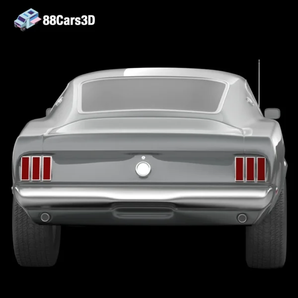 Ford_Mustang_69_2014_006 Ford Mustang 69 2014 3D Model Modern Muscle Car