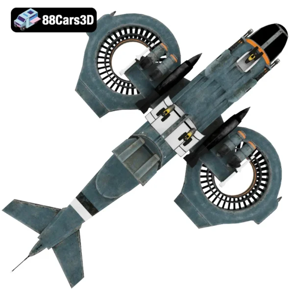 Helicopter Transporter-006 Helicopter Transporter 3D Model Heavy-Duty Ground Vehicle
