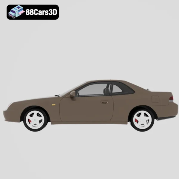 Honda Prelude 1997 3D Model  Sport Coupe Asset