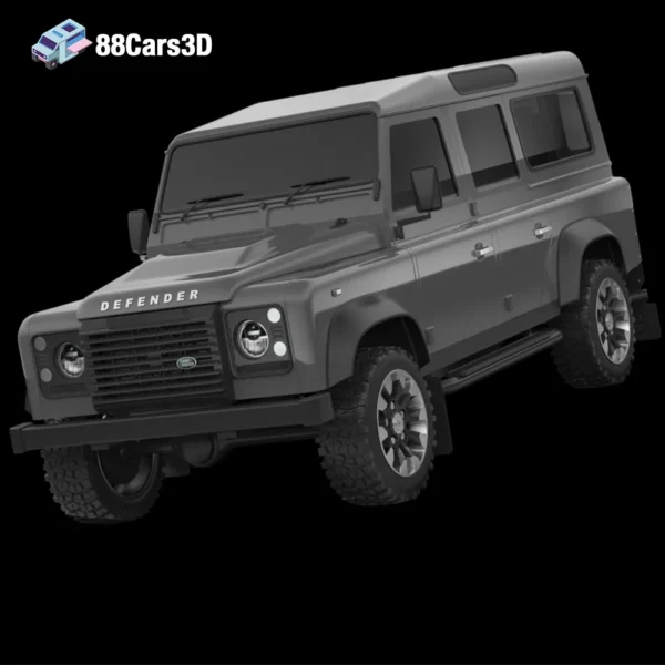 Land Rover Defender 3D Model Iconic Off-Road SUV Asset