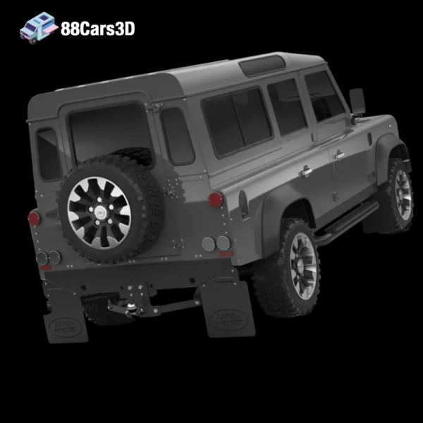 Land Rover Defender 3D Model Iconic Off-Road SUV Asset