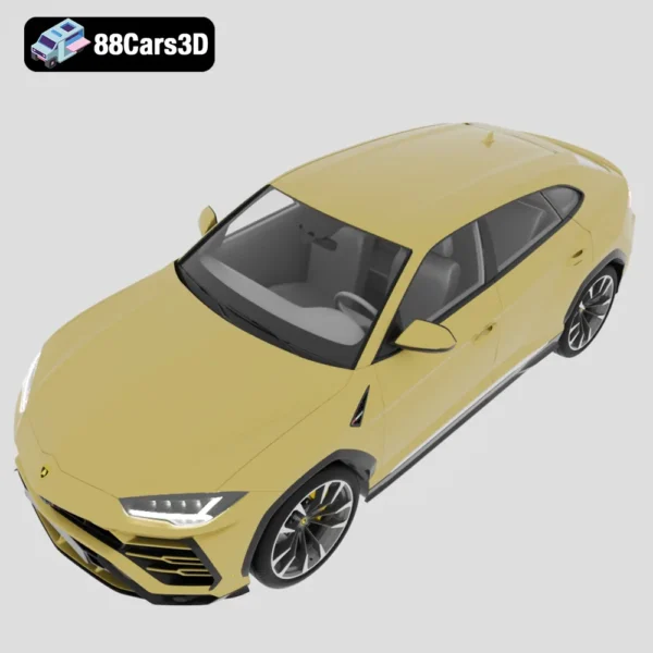 Lamborghini_Urus_2015-004 Lamborghini Urus 2017 3D Model Super SUV for Simulation & Rendering