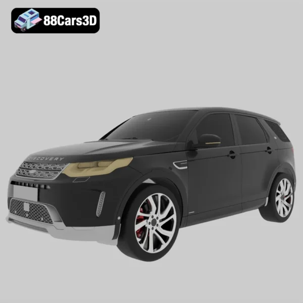 Land Rover Discovery Sport 2020 3D Model Compact Luxury SUV