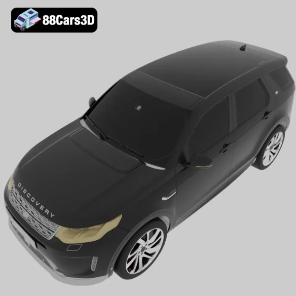 Land Rover Discovery Sport 2020-004 Land Rover Discovery Sport 2020 3D Model Compact Luxury SUV