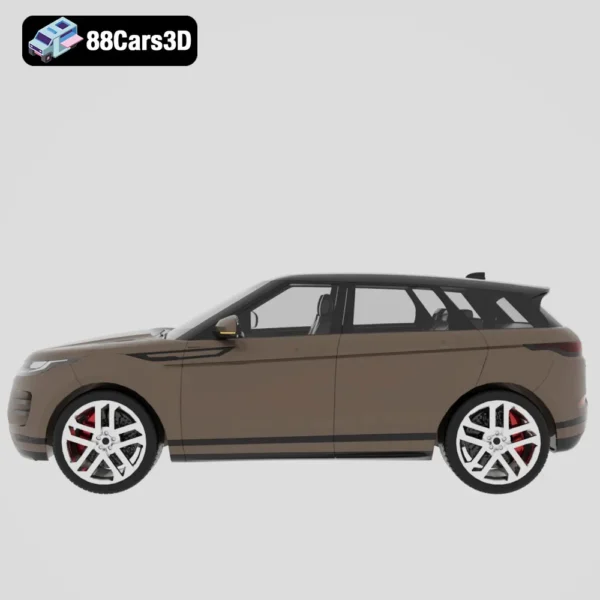 Range Rover Evoque R Dynamic 2019 3D Model Luxury Compact SUV