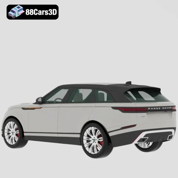 Land Rover Velar First Edition 3D Model with HQ Interior 3D Printable STL