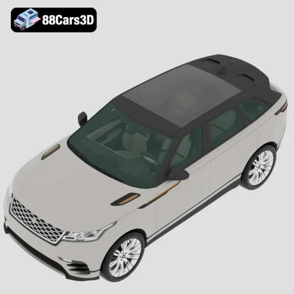 Land Rover Velar First Edition 3D Model with HQ Interior 3D Printable STL