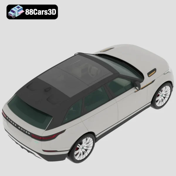 Land Rover Velar First Edition 3D Model with HQ Interior 3D Printable STL