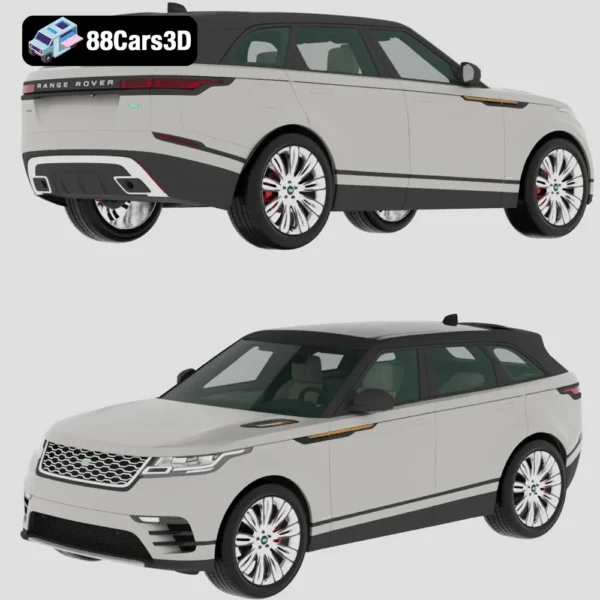 Land Rover Velar First Edition 3D Model with HQ Interior 3D Printable STL