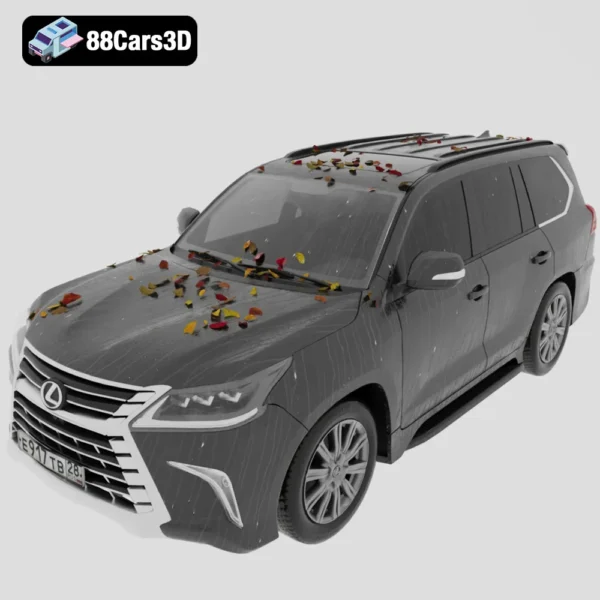 Lexus LX 3D Model Luxury Full Size SUV for Rendering