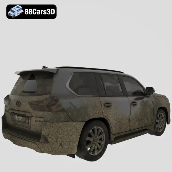 Lexus LX-004 Lexus LX 3D Model Luxury Full Size SUV for Rendering
