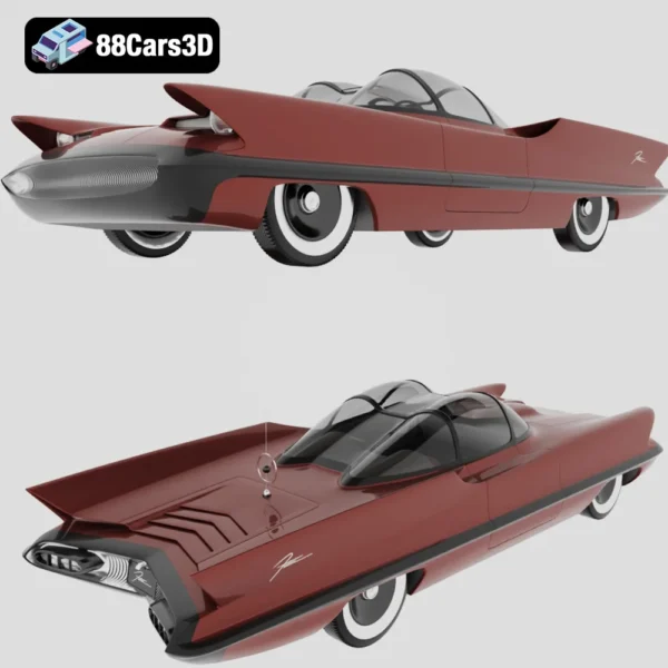 Lincoln Futura 1955 3D Model