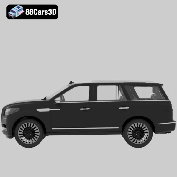 Lincoln_Navigator_2018-002 Lincoln Navigator 2018 3D Model Luxury SUV for Simulation & Rendering