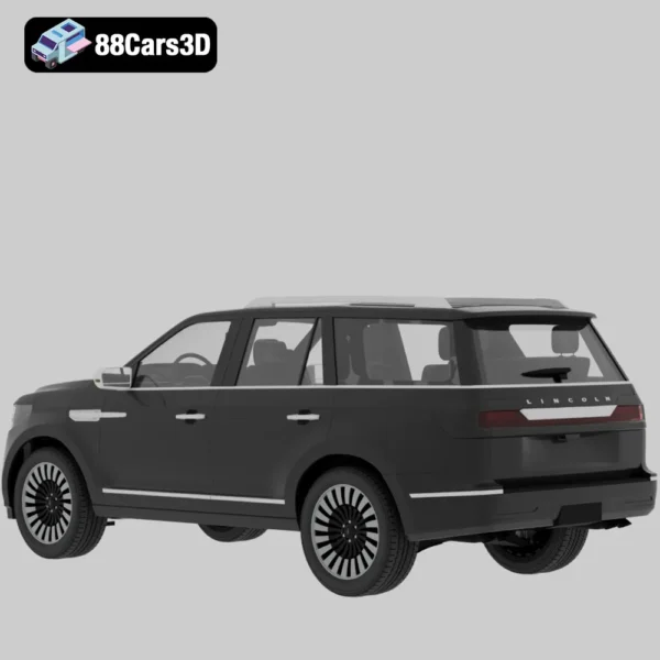 Lincoln_Navigator_2018-003 Lincoln Navigator 2018 3D Model Luxury SUV for Simulation & Rendering