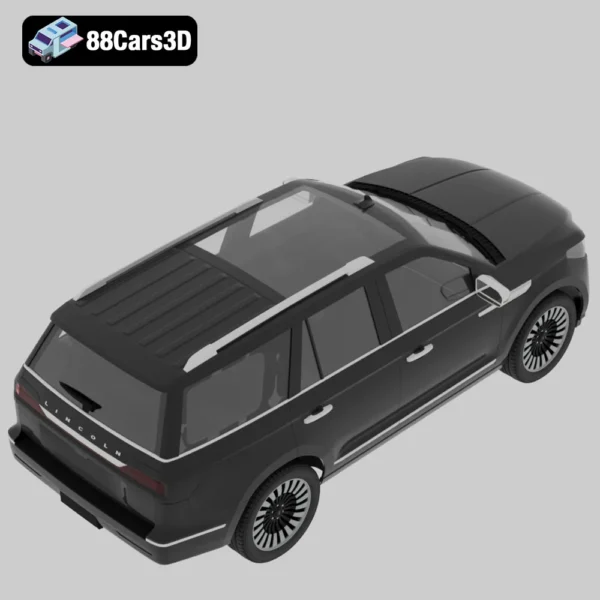 Lincoln_Navigator_2018-005 Lincoln Navigator 2018 3D Model Luxury SUV for Simulation & Rendering