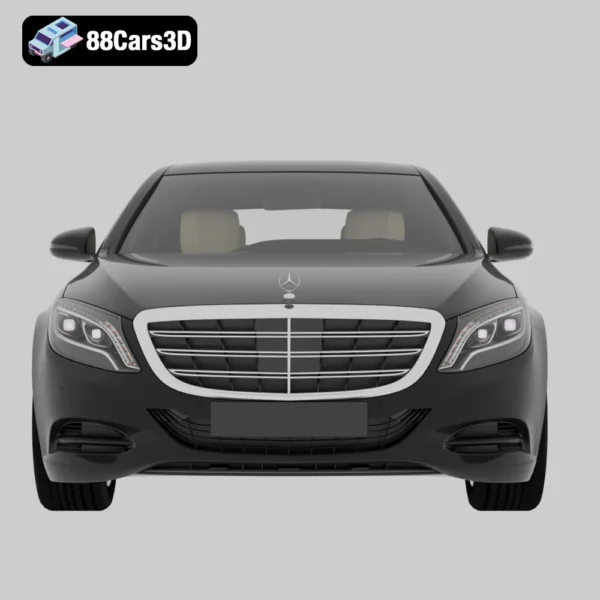 Mercedes-Benz S Class LWB 2017 3D Model Luxury Long-Wheelbase Sedan