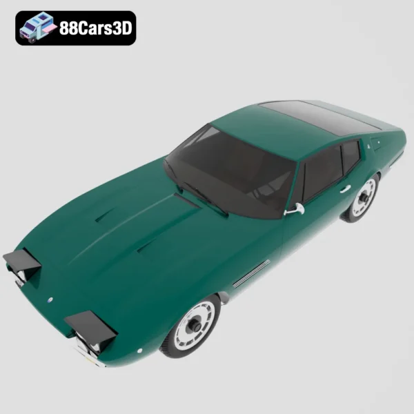 Maserati_Ghibli_coupe_1967-004 Maserati Ghibli Coupé 1967 3D Model Classic Italian Gran Turismo