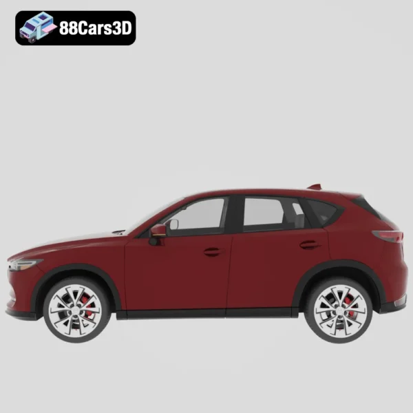 Mazda_CX-5_(Mk2)_2017-002 Mazda CX 5 Mk2 2017 3D Model Compact SUV with HQ Interior