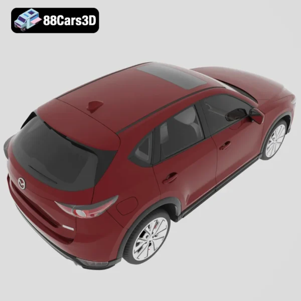 Mazda_CX-5_(Mk2)_2017-005 Mazda CX 5 Mk2 2017 3D Model Compact SUV with HQ Interior