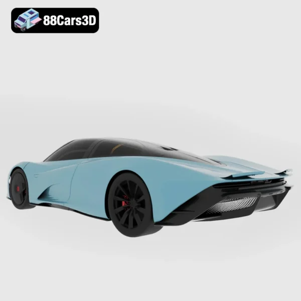 McLaren Speedtail 2019 3D Model Hyper GT Concept for Rendering
