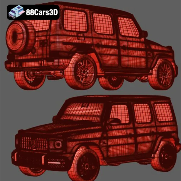 Mercedes-Benz G55 AMG 3D Model Iconic Performance SUV for Rendering