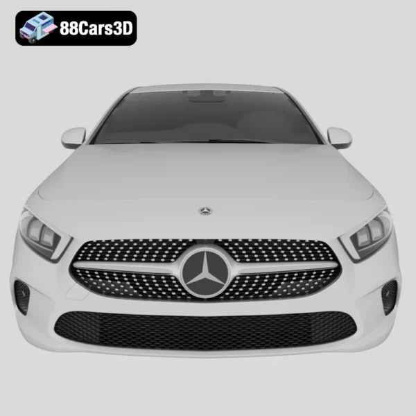 2011 Mercedes Benz A Class Black Edition 3D Model Compact Luxury Hatchback