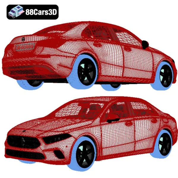 2011 Mercedes Benz A Class Black Edition 3D Model Compact Luxury Hatchback