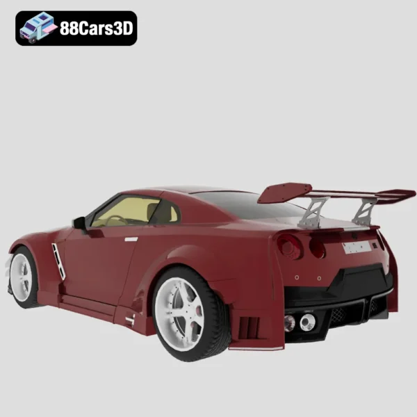 Nissan_GTR_R35_Nismo-003 Nissan GT-R R35 Nismo 3D Model High-Performance Sports Car